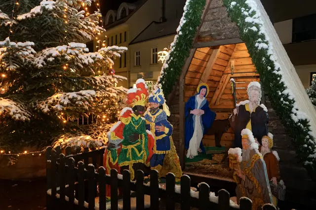 Die Krippe am Veranstaltungsplatz | Foto: Stadtgemeinde Mattersburg