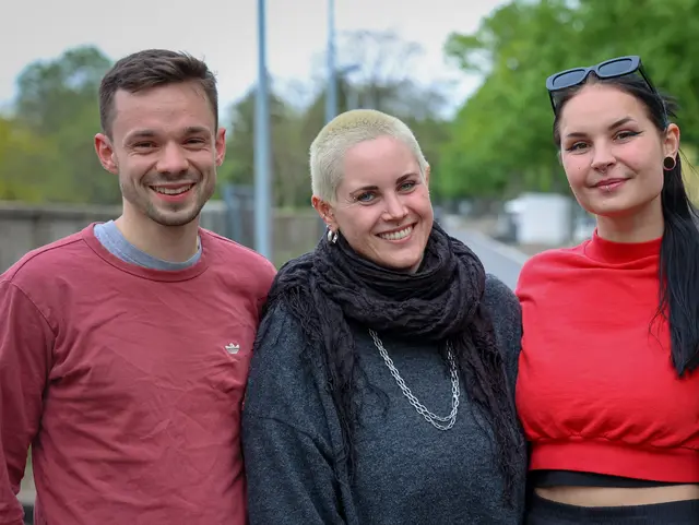 Das Lernnetz-Team freut sich auf das Semester im Lernnetz-Café. | Foto: Junge Linke