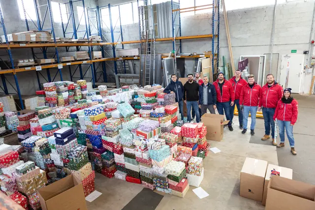 1. 865 Geschenke kamen bei der Round-Table-Weihnachtspackerlaktion 2025 in Wiener Neustadt zusammen. | Foto: Round Table