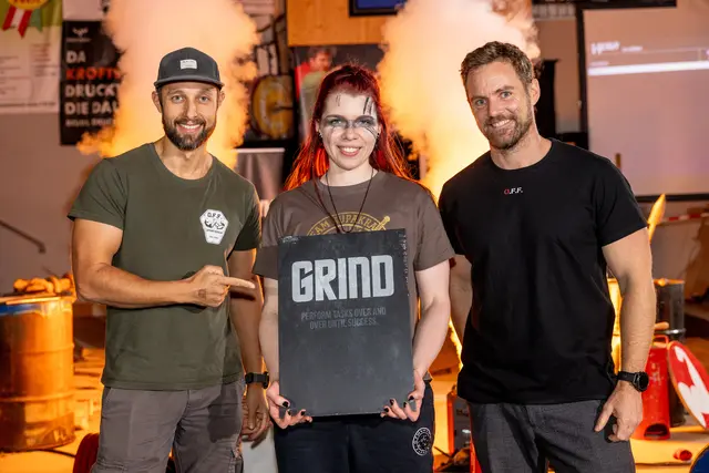 Für den am härtesten gekämpften Versuch wird jedes Jahr auch der Preis für den "Grinder des Tages" vergeben. | Foto: Outdoorfitness Freistadt
