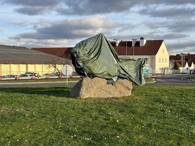 Zuvor war der Fisch noch unter Planen versteckt. | Foto: Daniel Schmidt