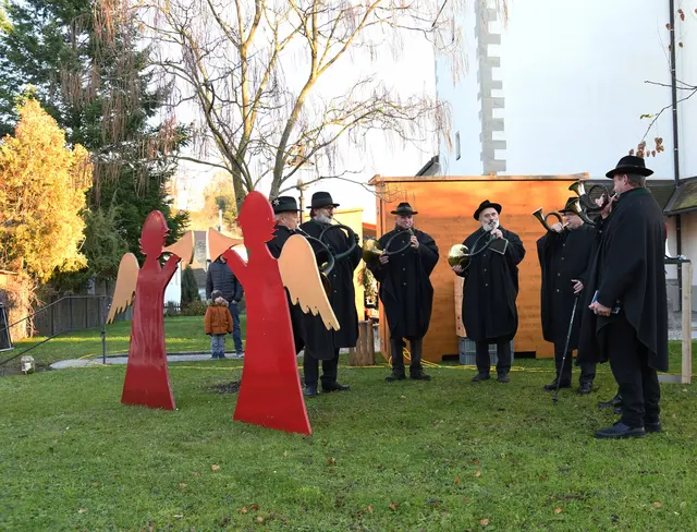 Die Jagdhornbläser begleiten den Pfarradvent musikalisch. | Foto: Pfarre Saxen