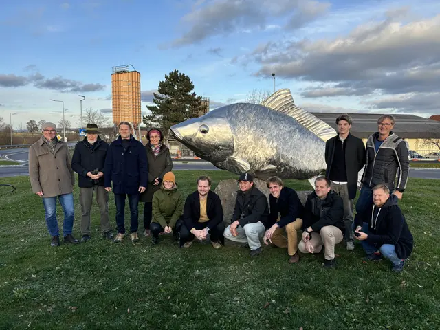 Die Familie Kainz beim neuen Wahrzeichen | Foto: Daniel Schmidt