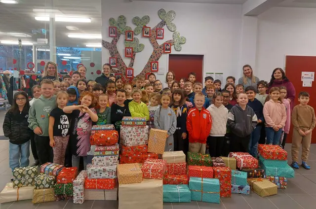 Hilfsbereitschaft über Landesgrenzen hinweg: Wimpassings Volksschüler helfen Albanien. | Foto: Volksschule Wimpassing