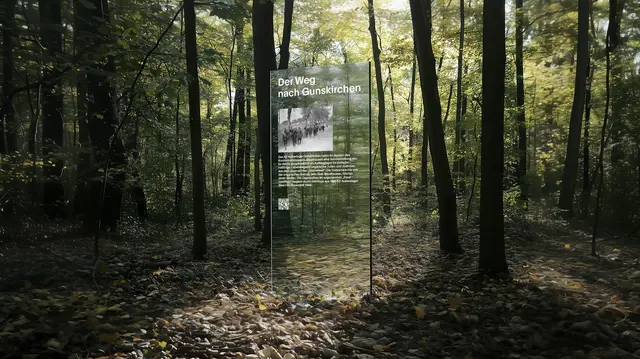 Die Gedenkstätte im Wald in Gunskirchen soll durch interaktive Elemente das Vergessen an die Opfer des ehemaligen KZs verhindern. | Foto: MKÖ