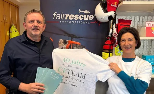 Fair Rescue-Chef Harald Mair ist seit vielen Jahren ein treuer Unterstützer des CF-Teams. | Foto: CF-Team
