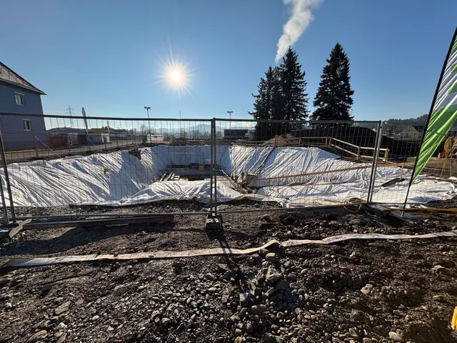 Seit einigen Wochen wird in Bärnbach schon gebaut. | Foto: Energie Steiermark