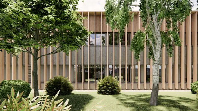 Nachhaltig und modern, so wird sich die neue Außenstelle der Energie Steiermark präsentieren. | Foto: Energie Steiermark