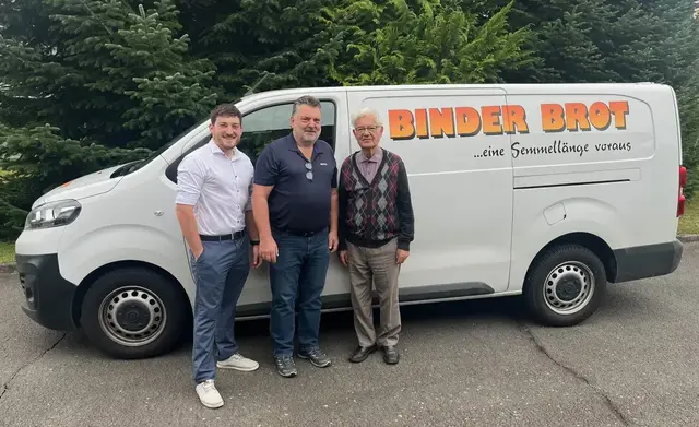 Bäcker Johannes Binder (l.) aus Deutsch Goritz war für den "Follow me Award" nominiert. | Foto: Bäckerei Binder GmbH