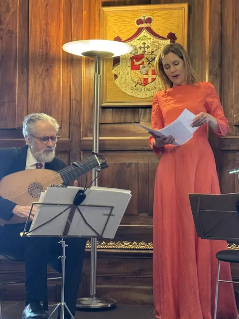 Die Fürstenzimmer boten den hervorragenden Rahmen für die jüngste Schlossmatinee auf Schloss Seggau. | Foto: Sams