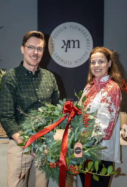 Florist Martin Keiler und Michaela König (Falstaff)

