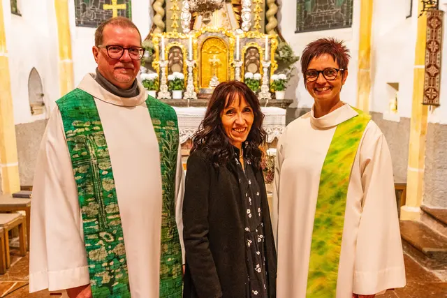 Pfarrer Markus Klepsa, Verwaltungsvorständin Johanna Lanzl und Pastoralvorständin Sabina Eder wurden feierlich in ihr Amt eingeführt. | Foto: Diözese Linz
