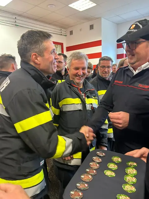 Große Freude herrschte bei den Florianis über die erfolgreiche Prüfung. | Foto: FF Osterwitz, FF Wildbach