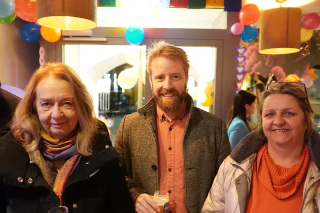 Waltraud Kessler, Johannes und Annemarie Hochhauser. | Foto: Clemens Mitteregger