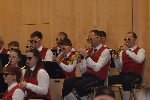 Das Trompetenregister des Musikvereines Nußbach. | Foto: MV Nußbach