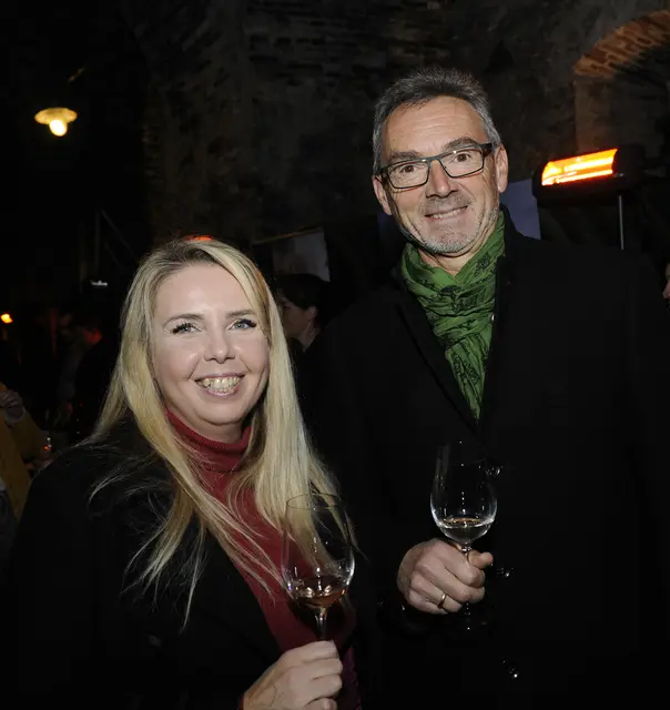 Direktor der FS Silberberg Reinhold Holler mit Petra Lakner | Foto: Apresvino