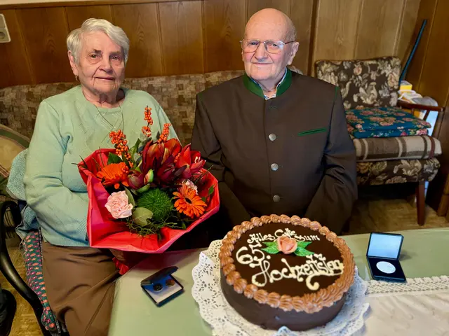 65 Jahre Ehe, geprägt von Vertrauen, Mut und einem tiefen Miteinander - Getraude und Franz Plessl. | Foto: Markus Kahrer