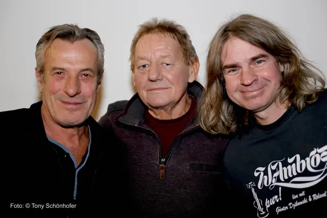 Günter Dzikowski, Wolfgang Ambros und Roland Vogl. | Foto: Tony Schönhofer