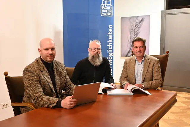 Vizebürgermeister Armin Bahr, Stadtrat Martin Dowalil, Bürgermeister Werner Krammer. | Foto: Stadt Waidhofen