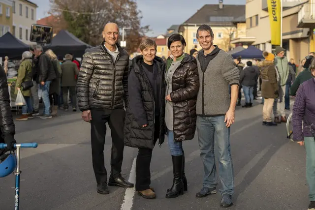 Von links: Tourismusverband-Obmann Anton Gerbl, Plusregion Geschäftsführerin Elisabeth Thaler, Bürgermeisterin Tanja Kreer und Toursimusverband-Obmannstellvertreter Martin Perwein | Foto: Photoartmila
