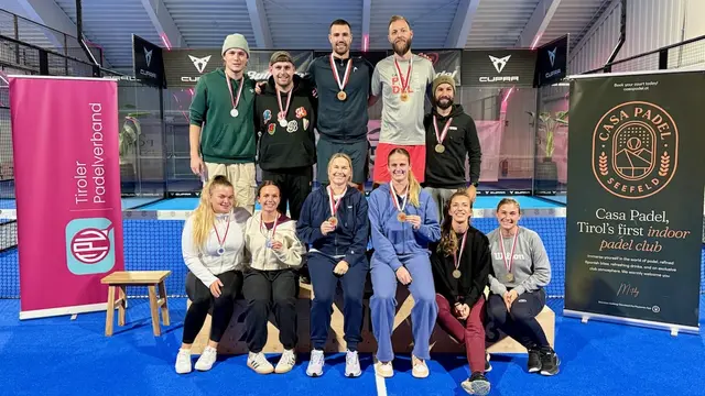 Sieger*innen der Tiroler Padelmeisterschaft  | Foto: Casa Padel Seefeld