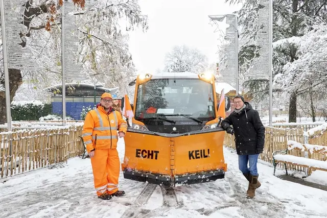 Schnee und Kälte sind nicht mehr fern. Auf diese Witterungsbedingungen bereite sich die MA48 schon seit April vor. (Archivfoto) | Foto: Votava