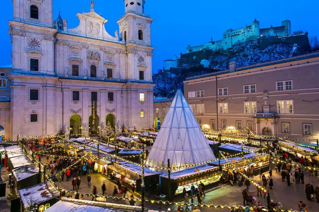 Am kommenden Donnerstag, 20. November, öffnet der 51. Salzburger Christkindlmarkt am Dom- und Residenzplatz seine Pforten. Bis einschließlich 1. Jänner ist er täglich geöffnet. | Foto: Salzburg Tourismus