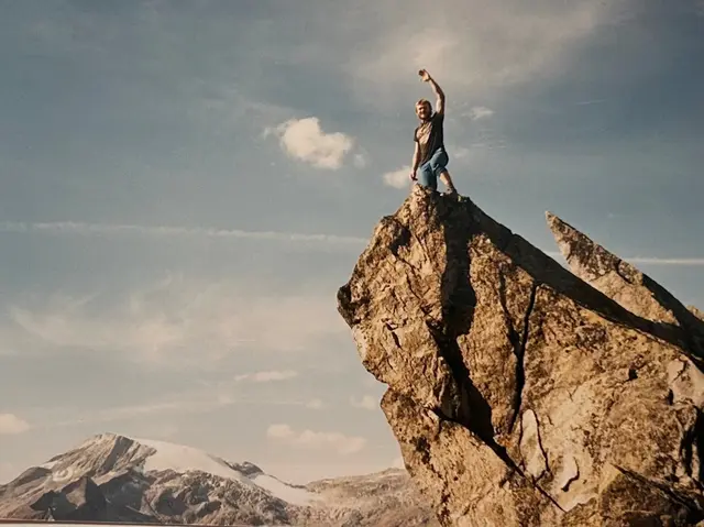 Johann in den Bergen | Foto: Johann Kröll und Climbingzoo