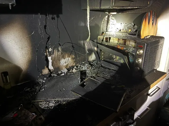 Beim Eintreffen der Einsatzkräfte war der Brand in einem Gebäude in Oberwart jedoch bereits erloschen.
 | Foto: Stadtfeuerwehr Oberwart