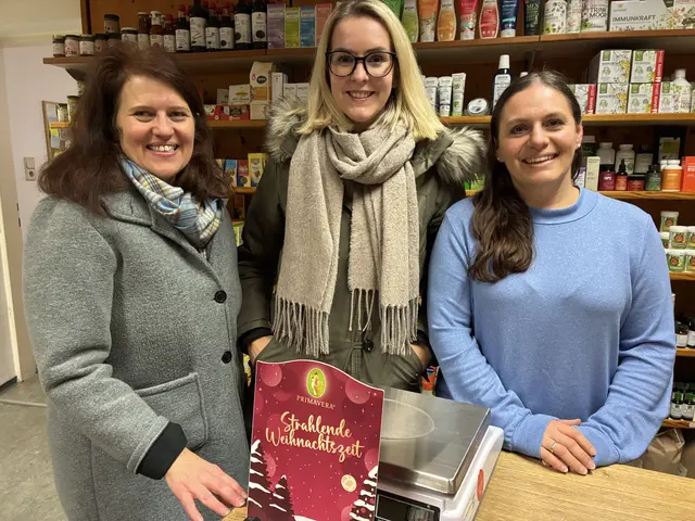 Auch in Karins (rechts) Naturladen herrschte großer Andrang. | Foto: Anna Maria Kaufmann