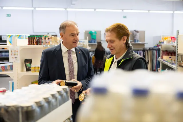 Der "soogut" Sozialmarkt in Mattersburg feiert heuer sein 4-jähriges Bestehen. | Foto: Landesmedienservice Burgenland