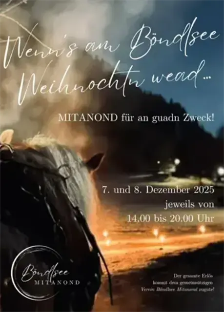 Wenn's am Böndlsee Weihnochtn wead... | Foto: goldegg.gv.at