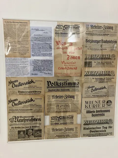 Aufschwung auf dem Zeitungsmarkt in Österreich nach dem Zweiten Weltkrieg. Die Ausstellung über den Wiederaufbau von 1945 bis 1955 beleuchtet auch diesen Aspekt.  | Foto: Karl Ettinger