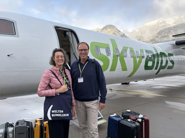 Abflug mit Komfort: Die Reise startete bequem am Regionalflughafen Innsbruck. | Foto: Neuhauser
