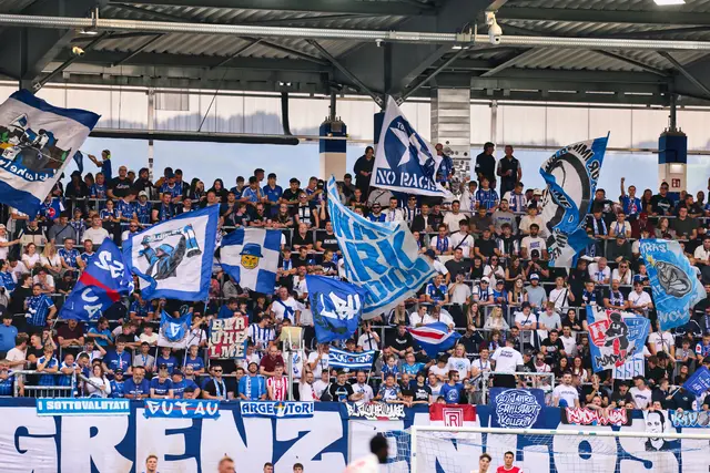 Jubel bei den Blau-Weiß-Fans: Ihr Herzensklub ist nach der starken Vorsaison schuldenfrei. | Foto: B. Reischl