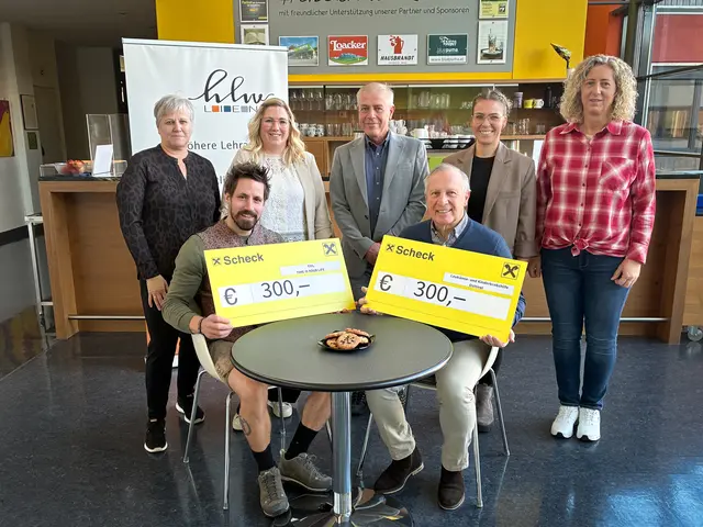 Philipp Steiner (l.) und Gerold Trimmel freuen sich über die Unterstützung. | Foto: HLW