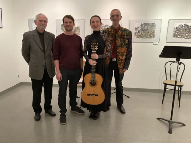 Von links: Hans W. Bousska, Michael Schüssler, Johanna Beisteiner und Leo Pfisterer. | Foto: Kulturverein K.U.N.