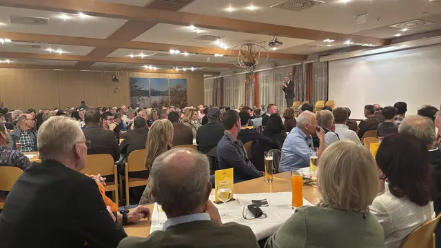 Beim  Gemeinde-Informationsabend im Festsal in St. Michael im Lungau am 14. November 2025. | Foto: pjw