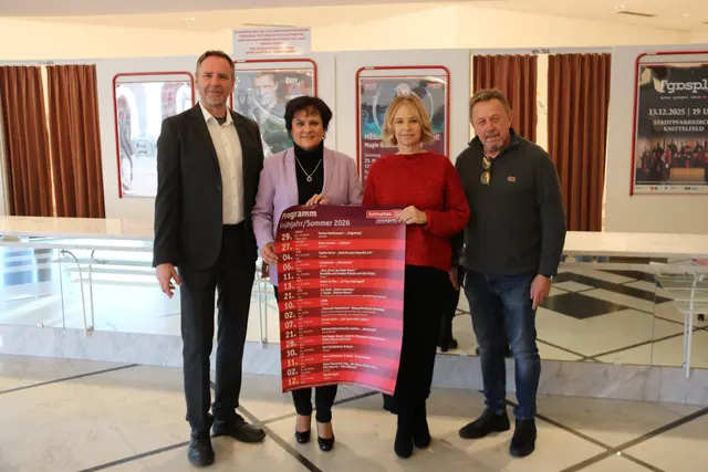 Rene Jäger, Ingrid Adam-Kaltenegger, Marietta Wolf und Rudi Weißenbacher stellten das Programm vor. | Foto: Harrer