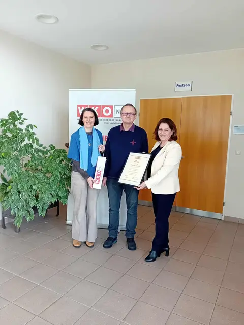 Katharina Schwarzinger, Thomas Scherzer und Doris Schreiber. | Foto: WK Gmünd