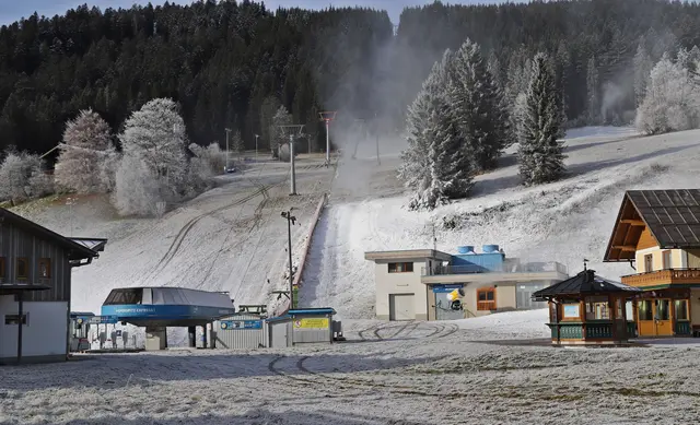 Vorfreude auf die Skisaison im Salzkammergut.