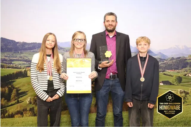 Hohe Auszeichnung für die Imkerei Wögrath aus Plaimberg | Foto: Imkerei Fam. Wögrath