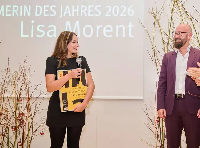 Lisa Morent wurde mit gerade mal 20 Jahren zur „Newcomerin des Jahres“ gekürt. | Foto: Gault&amp;Millau/Barbara Eidler-Ster