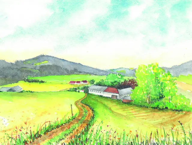 Eine Aquarellmalerei von Rudolf Prinz. | Foto: Prinz