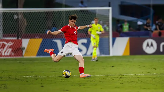Luca Weinhandl beeindruckte bisher bei der U17-WM in Katar, Goalie Daniel Posch ist noch ohne Gegentreffer. | Foto: ÖFB Andreas Pichler