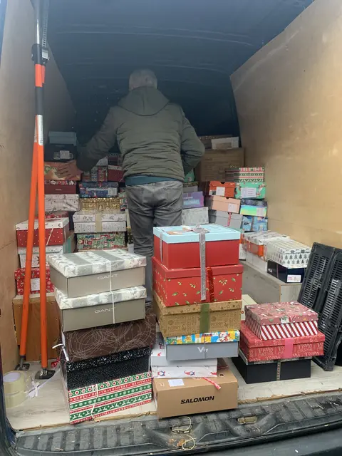 In der Feldgasse 44 in Deutschkreutz wurden alle Geschenke entgegengenommen und koordiniert weitergeleitet. | Foto: Weingut Gager