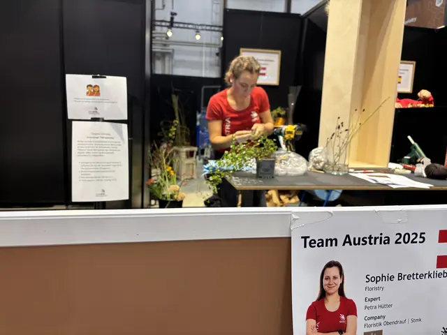 Die Floristin zeigte bei den EuroSkills ihr Können und wurde nun mit einer Bronzemedaille belohnt. | Foto: MeinBezirk/Julia Gerold
