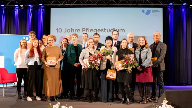 10 Jahre Gesundheits- und KrankenpflegePlus an der USTP – University of Applied Sciences St. Pölten | Foto: Lauris Lamplmair