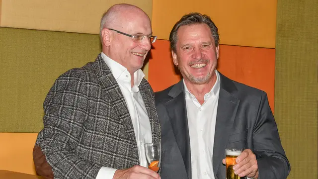 StFV-Präsident Wolfgang Bartosch und Werner Gregoritsch (r.). | Foto: Doris Seybold