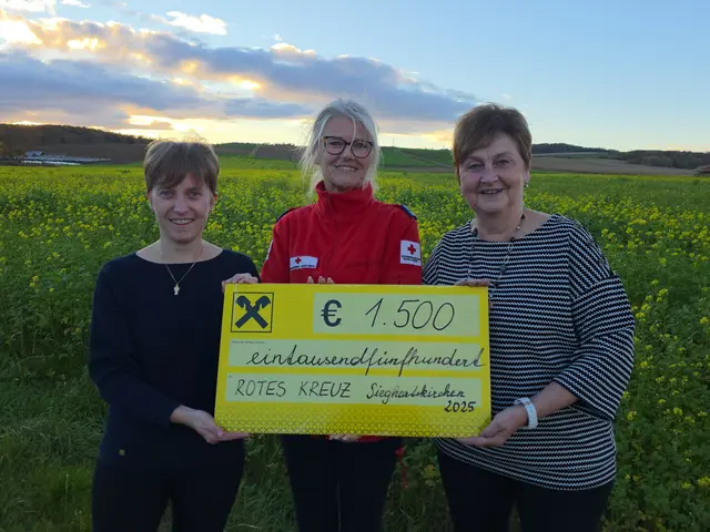 Michaela Hammerschmid, Sabina Krätschmer (Rotes Kreuz Sieghartskrichen), Ingrid Rada